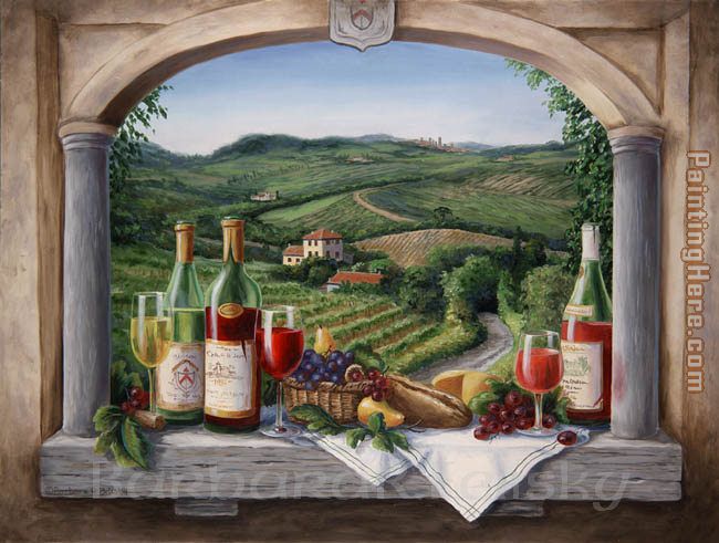 Vineyard Reveries painting - Barbara Felisky Vineyard Reveries art painting